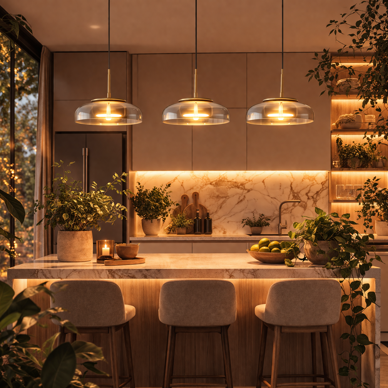 Nordic Style Single Pendant Light for Living Spaces
