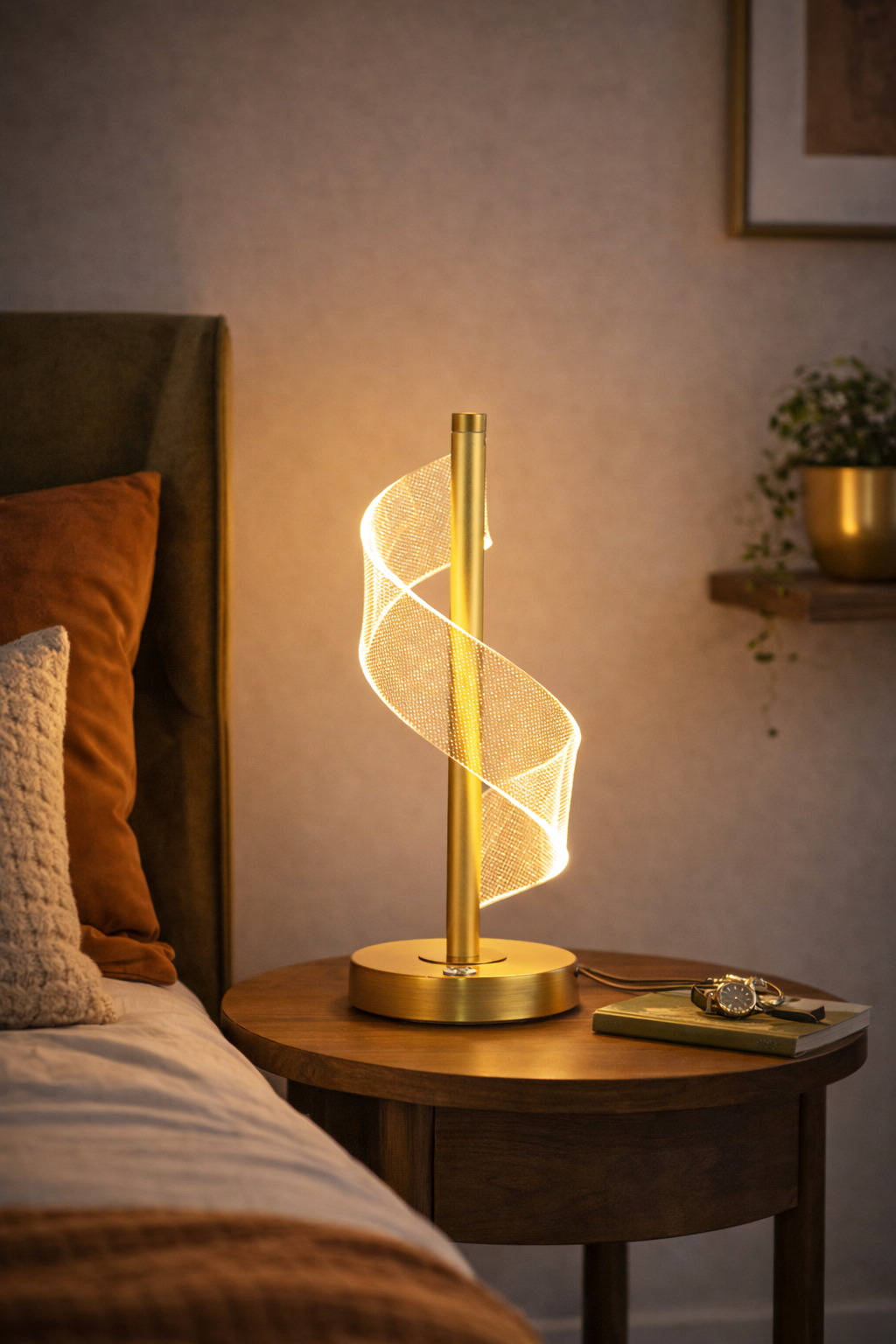 Modern Minimalist Acrylic LED Table Lamp for Home