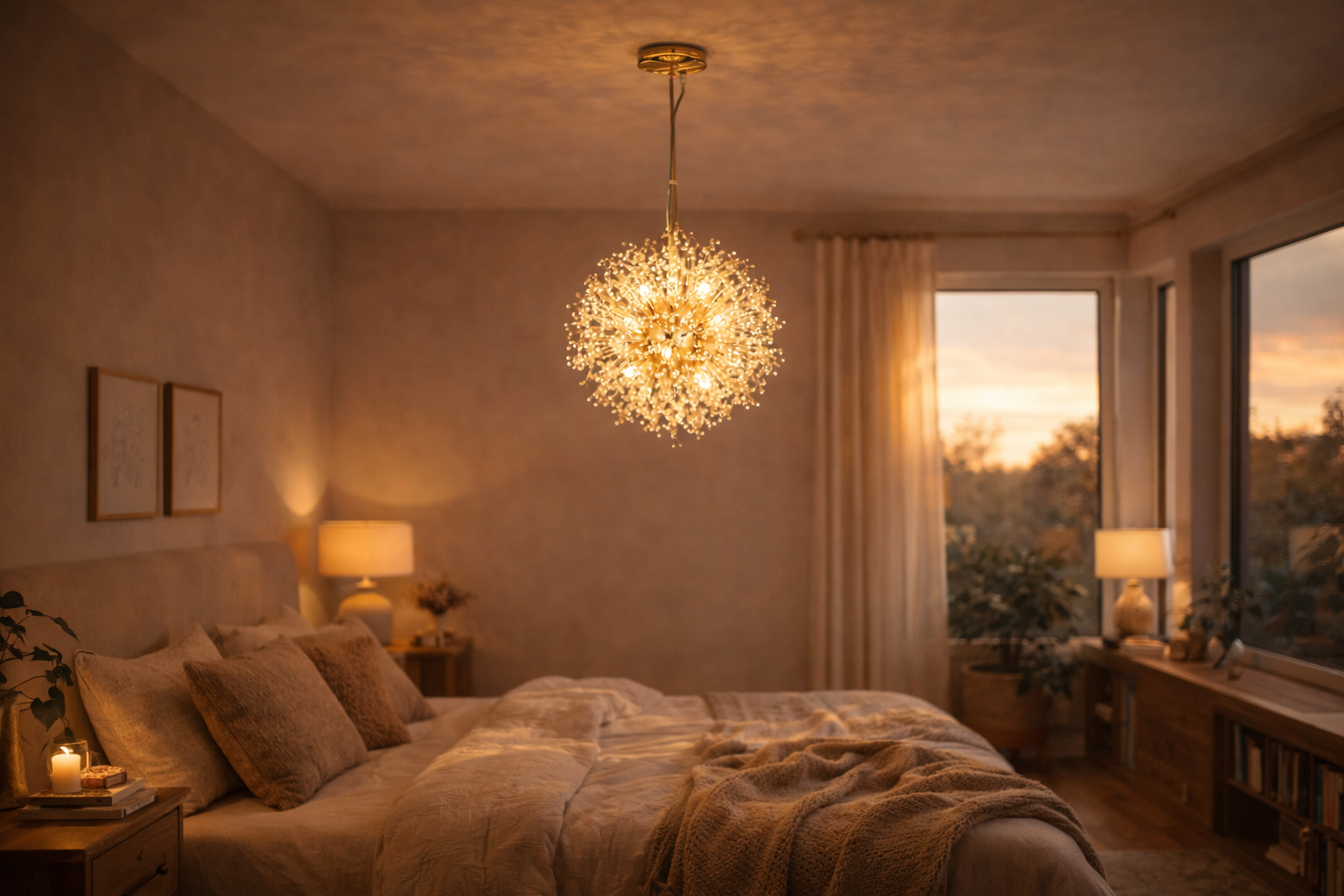 Dandelion Crystal Chandelier