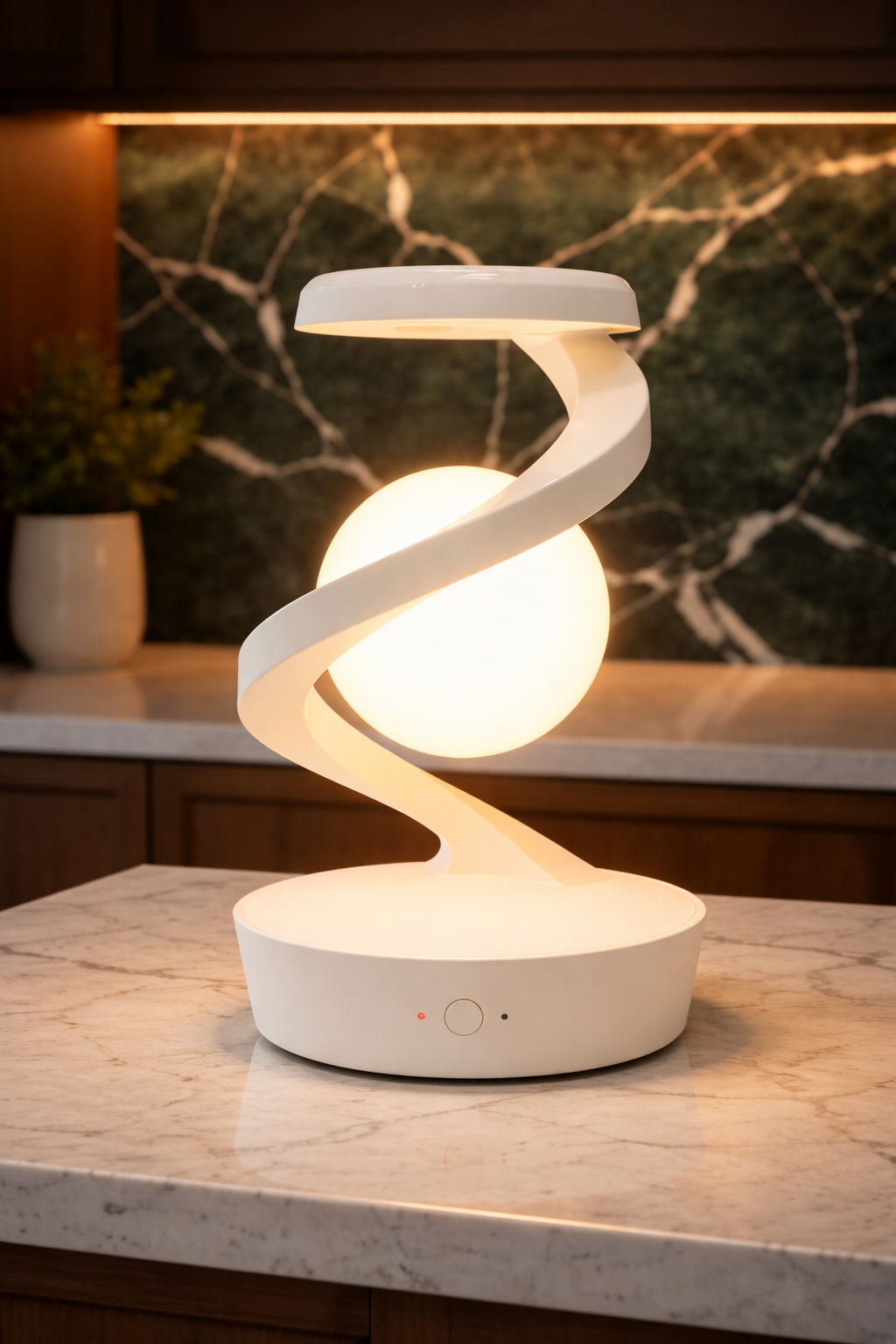 Luxury Modern Spiral Table Lamp LED Desk Lamp