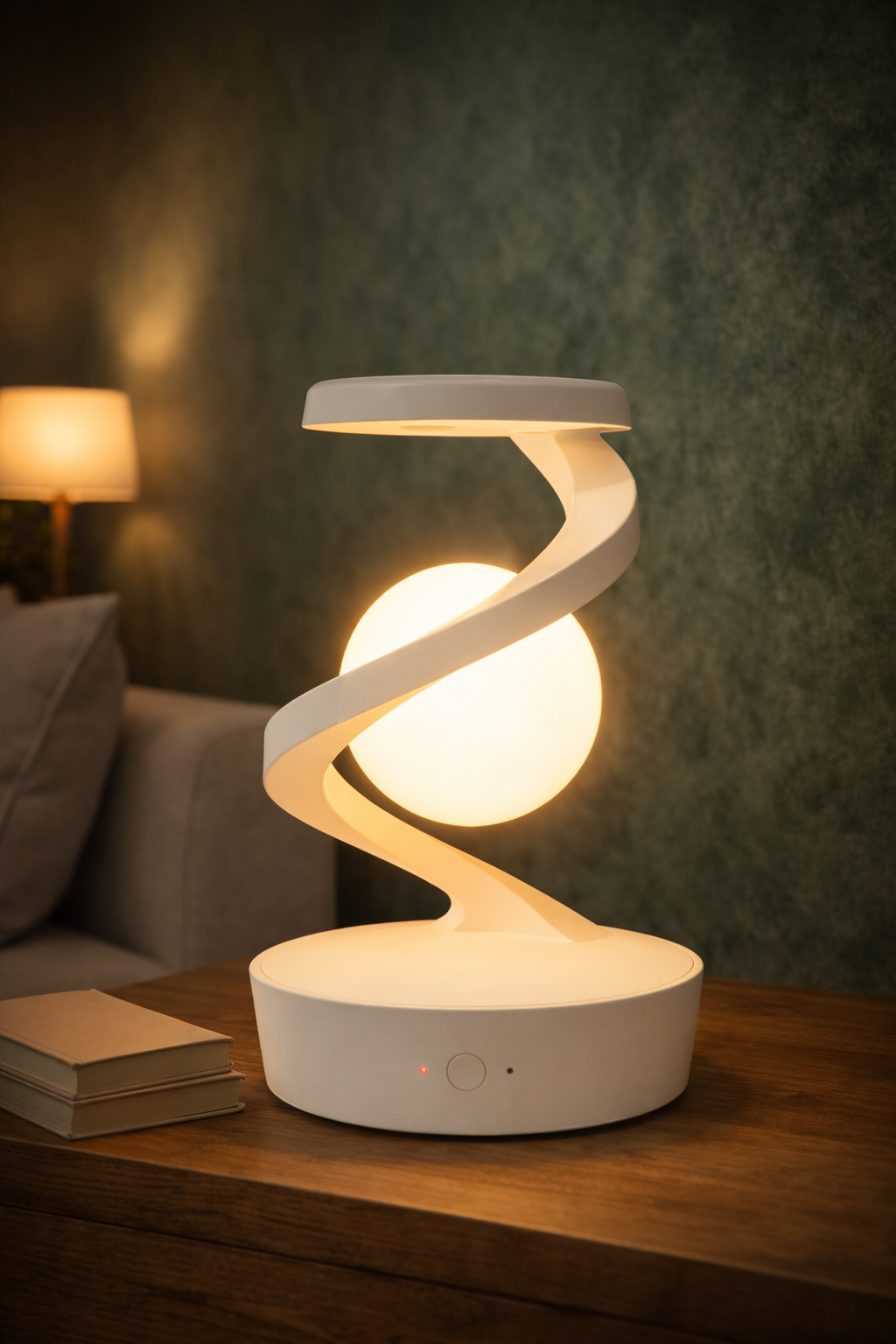Luxury Modern Spiral Table Lamp LED Desk Lamp